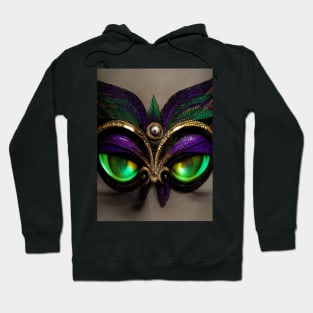 Mardi Gras Mask Hoodie